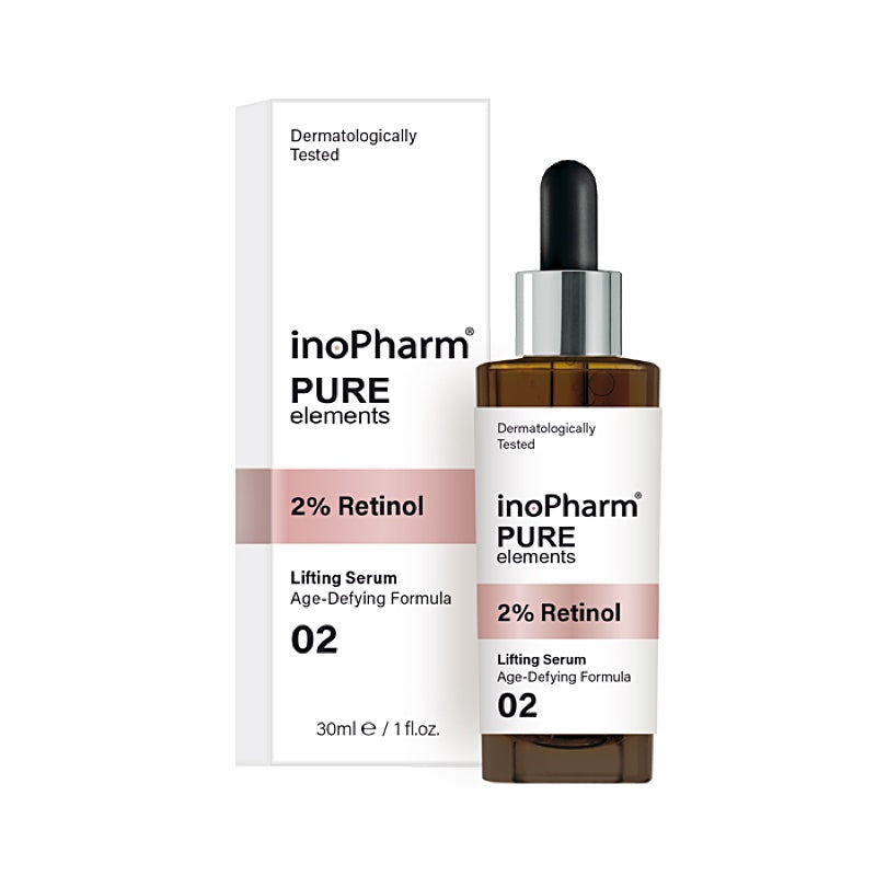 inoPharm Pure Elements Face Serum with 2% Retinol seerum retinooliga