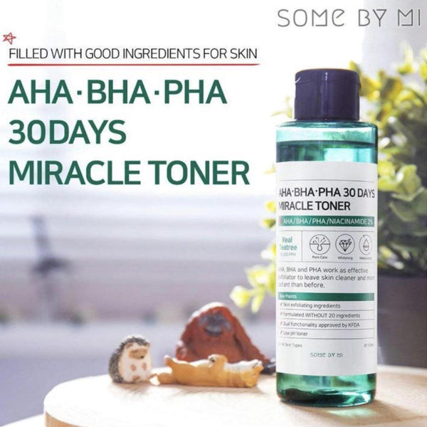 Some By Mi AHA-BHA-PHA 30 Days Miracle Toner кислотный тоник для проблемной кожи