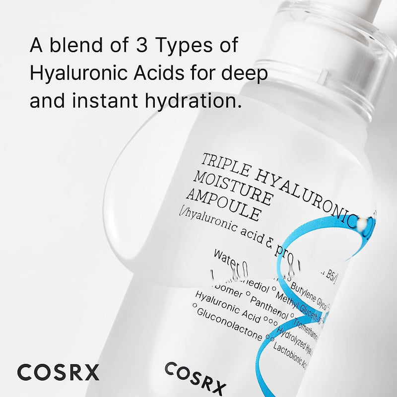 Cosrx Hydrium Triple Hyaluronic Moisture Ampoule niisutav näoseerum hüaluroonhappega