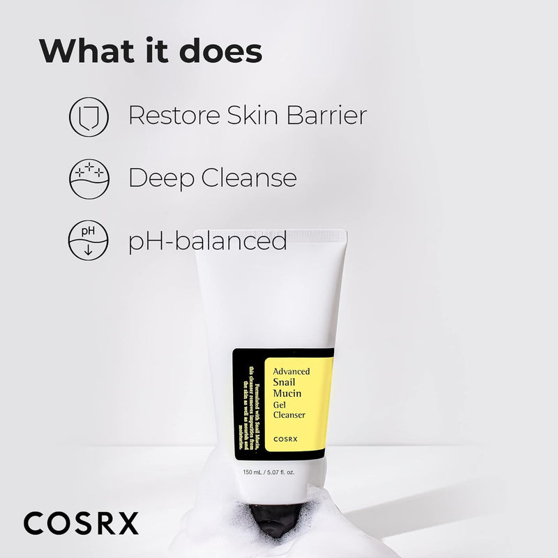 Cosrx Advanced Snail Mucin Power Gel Cleanser