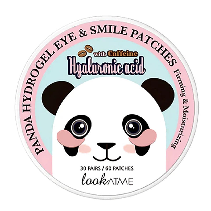 LOOK AT ME Panda Hydro-gel eye patch (HYALURONIC ACID&CAFFEINE) silmapadjakesed