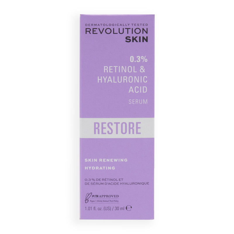 Revolution 0.3% Retinol with Vitamins & Hyaluronic Acid Serum cыворотка с ретинолом