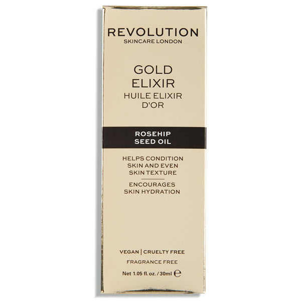 Revolution Gold and Rosehip Seed Oil Nourishing Oil - Gold Elixir toitev õli