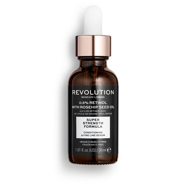 Revolution Skincare 0.5% Retinol and Rosehip Seed Oil Smoothing Serum сыворотка с ретинолом
