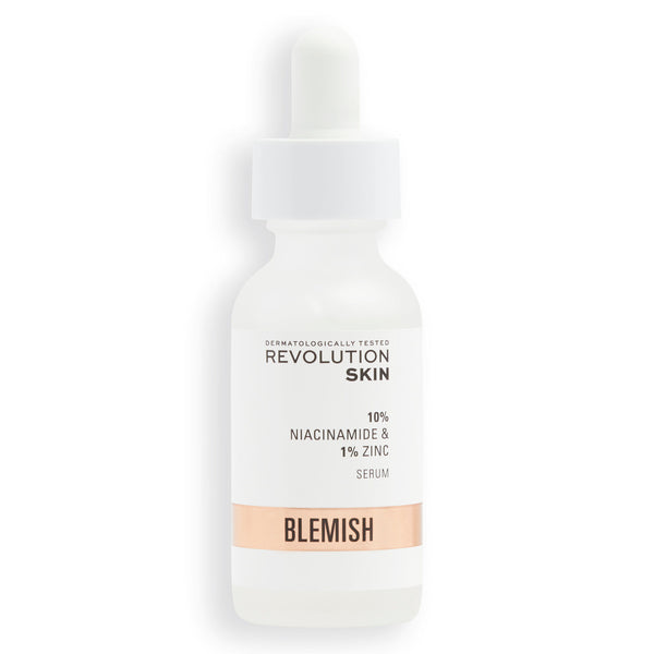 Revolution Skincare 10% Niacinamide + 1% Zinc Blemish & Pore Refining Serum seerum probleemsele nahale