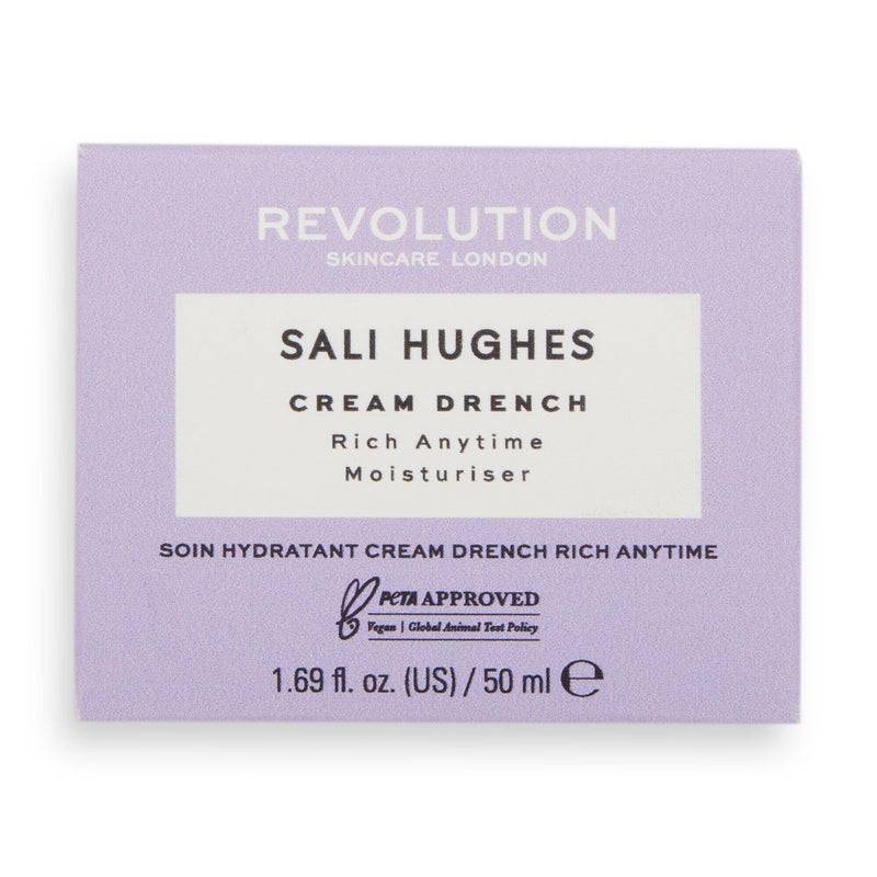 Revolution x Sali Hughes Cream Drench Rich Anytime Moisturiser näokreem kuivale nahale