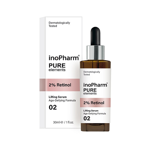 inoPharm Pure Elements Face Serum with 2% Retinol сыворотка с ретинолом