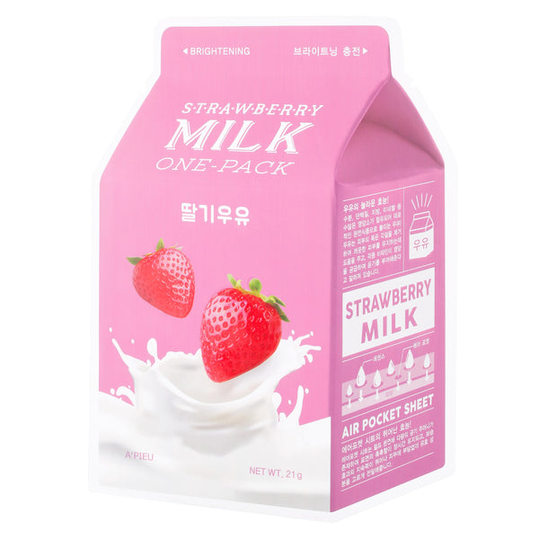 A'pieu Strawberry Milk One-Pack молочная маска для лица