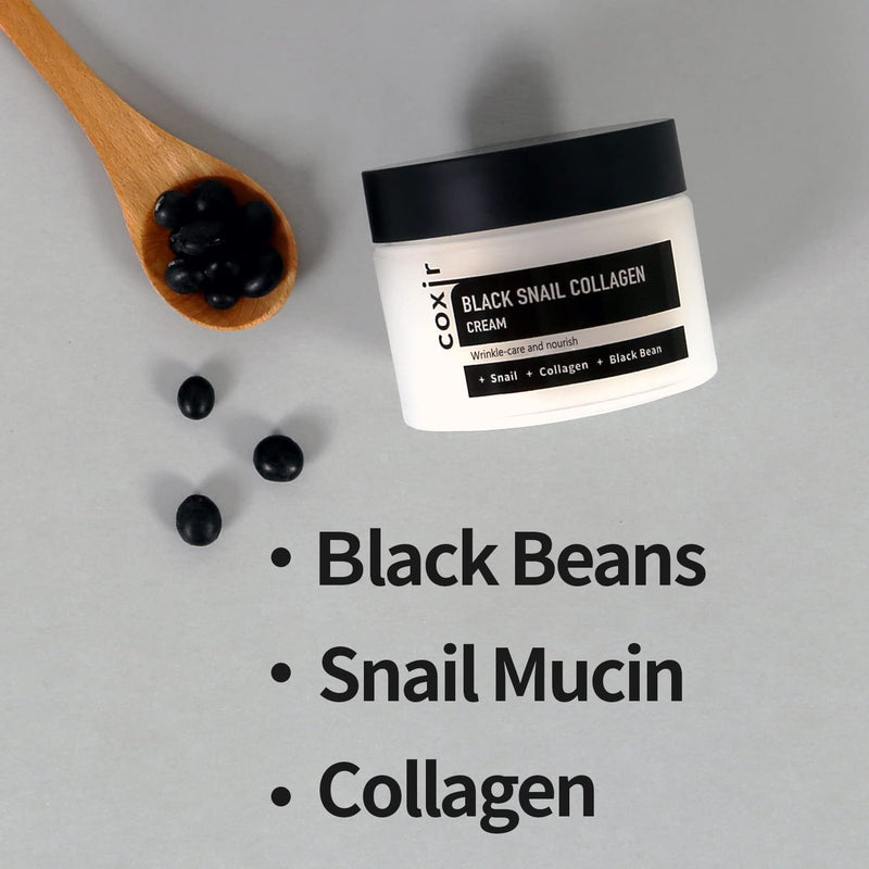 Coxir Black Snail Collagen Cream 