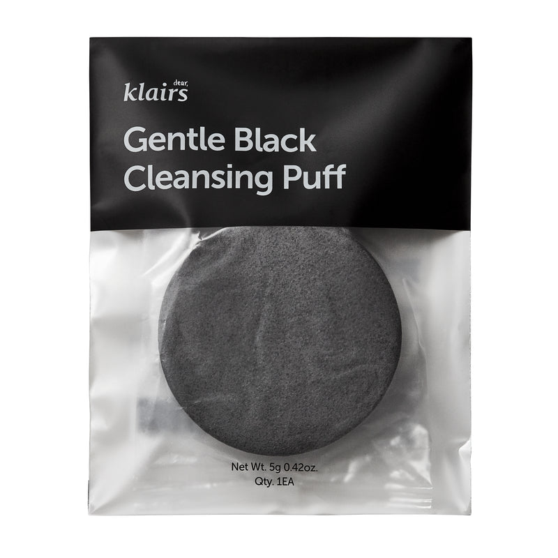 Klairs Gentle Black Cleansing Puff очищающая губка для лица