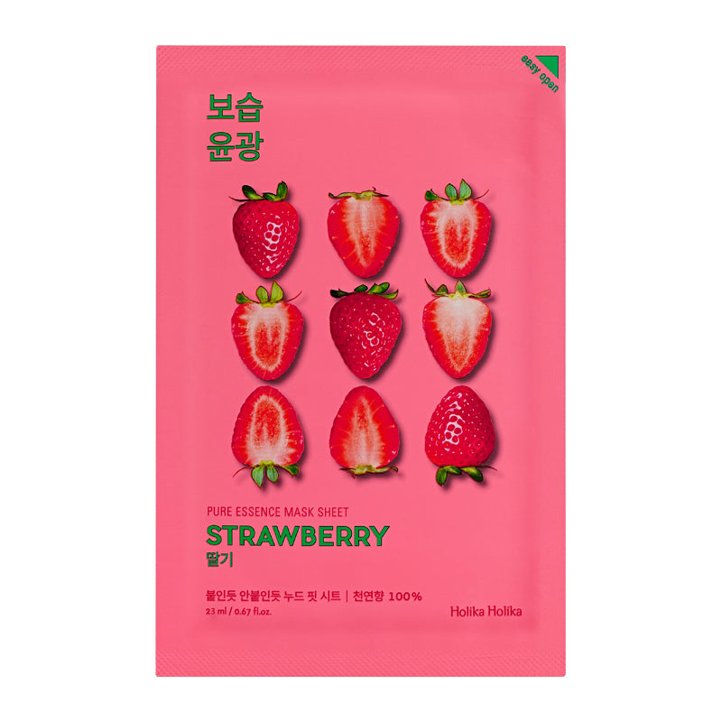 Holika Holika Pure Essence Mask Sheet - Strawberry 