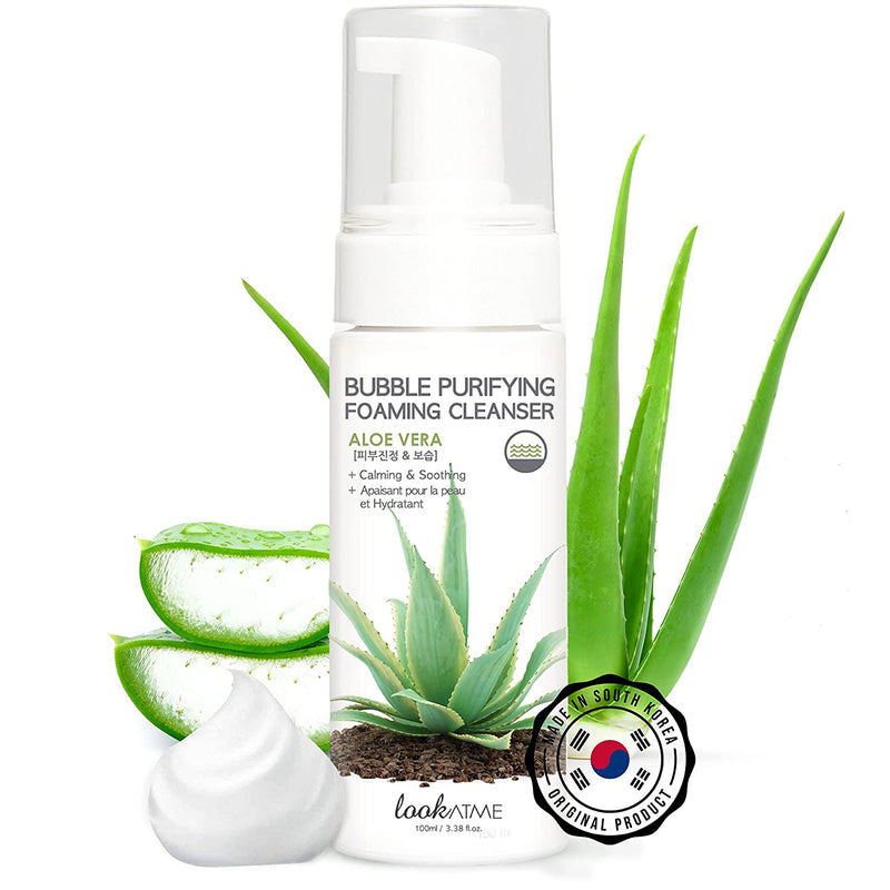 LOOK AT ME Bubble Purifying Foaming Cleanser (ALOE-VERA) 