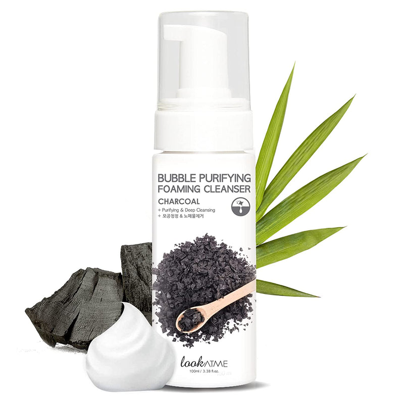 LOOK AT ME Bubble Purifying Foaming Cleanser (CHARCOAL)  