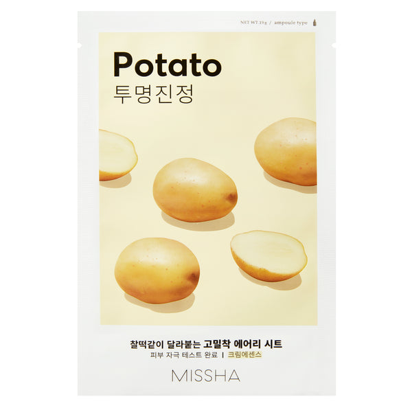 Missha Airy Fit Sheet Mask (Potato) kirgastav kangasmask