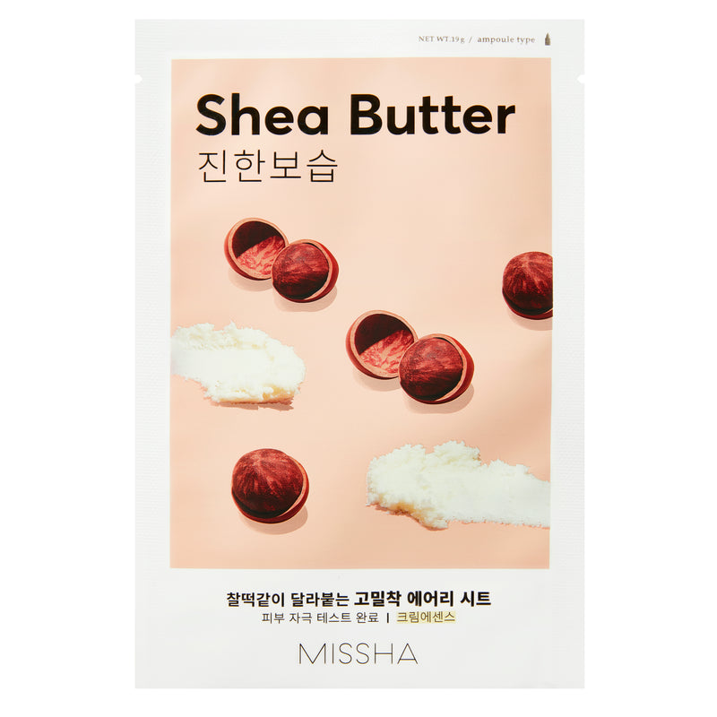 Missha Airy Fit Sheet Mask (Shea Butter) toitev kangasmask