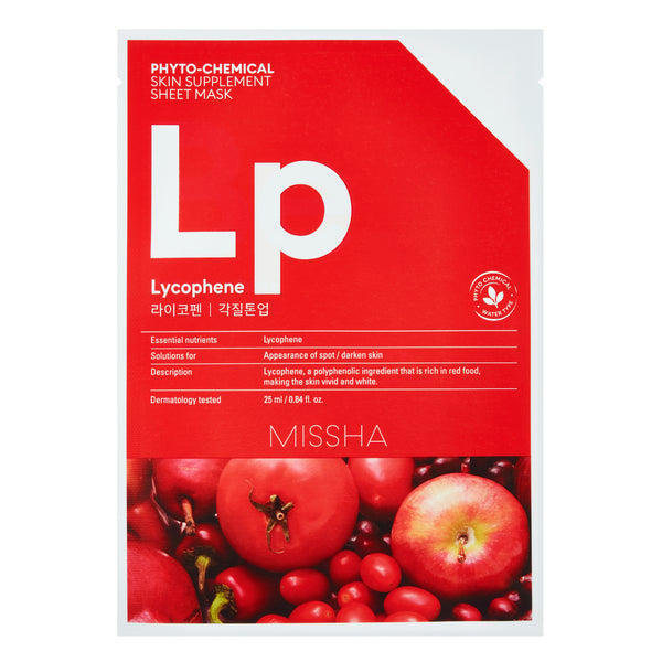 Missha Phytochemical Skin Supplement Sheet Mask (Laycophene/Peeling Tone Up) kangasmask