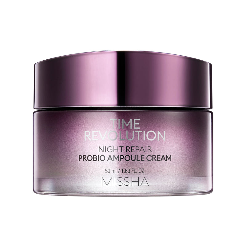Missha Time Revolution Night Repair Probio Ampoule Cream 5X Vananemisvastane öökreem