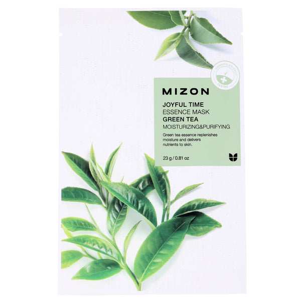 Mizon Joyful Time Essence Mask [Green Tea] тканевая маска